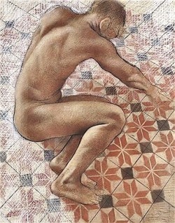 XXX gay-curator:Male Nude Crouching (2004)Tomas photo