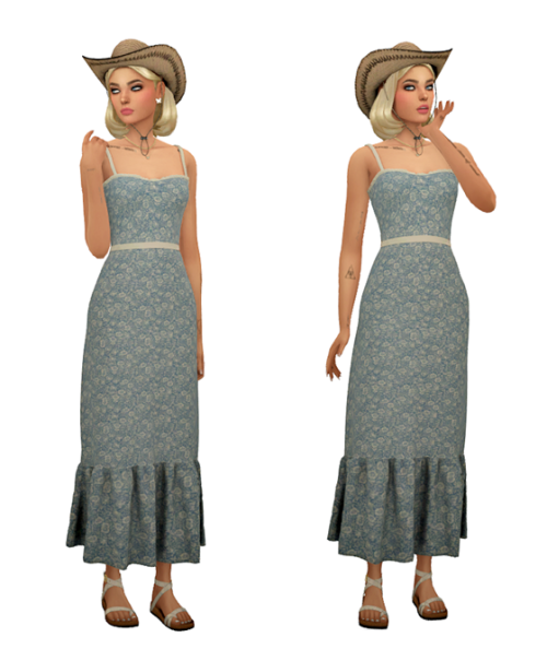 TS4 Beach Outfits Lookbook #5 Skin 1, 2, 3 / Hair / Eyebrows / Eyes / Nosemask Clothing - Full