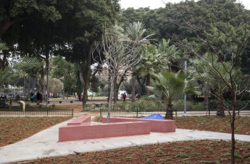 gaywrites:  Yesterday, a park in Tel Aviv unveiled a long-anticipated memorial honoring LGBT people killed in the Holocaust, marking the first specific recognition in Israel for non-Jewish Holocaust victims.   Moshe Zimmermann, a professor from the