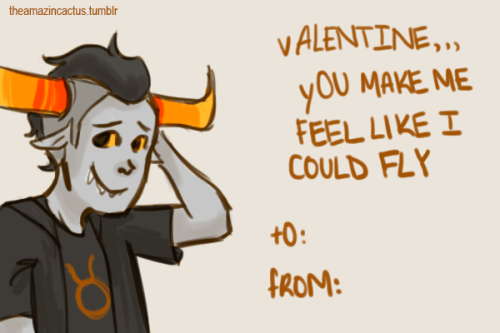 theamazincactus:   Haha more valentines!! These took FOREVER Feel free to send these to people, but please do not crop out my signature! Thanks~ Beta Kids 