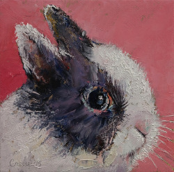 creese:Bunny (2015) oil painting by Michael