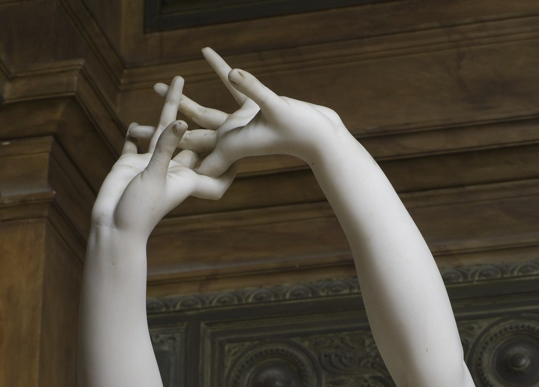 detailedart: Detail of Berenice’s tresses, 1878; by Ambrogio Borghi, exhibited