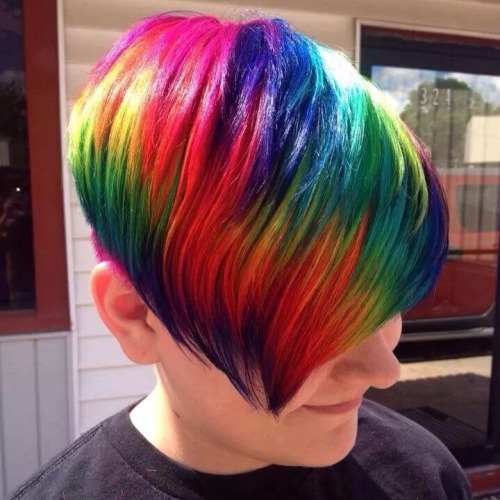 uggoff:  thylegend:  I have the best hairstylist ever  Well….I try.   Holy shit hello dream hair