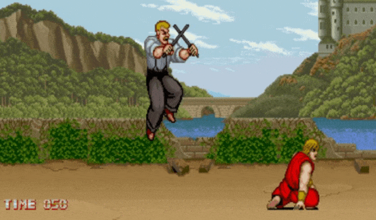 Street Fighter 1987 21 Ken Gameplay Vs Eagle Street Fighter 1987