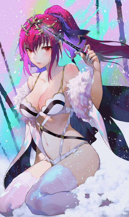 rennebright:  スカサハ＝スカディ by  Salmon88※Permission to upload was granted by the artist. Make sure to like/bookmark the original work!