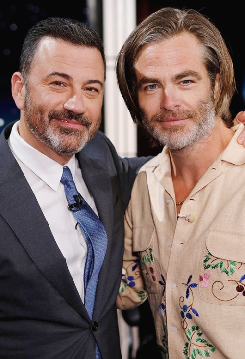 pinesource:Chris Pine / Visiting Jimmy Kimmel LIVE