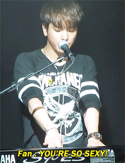 minyuukk:  Yonghwa reaction during Feeling @ BMNYC 