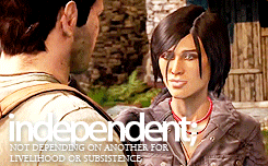 missxdelaney:   Describe Chloe Frazer in 8 Words - [ Nate | Sully | Elena ]  thanks