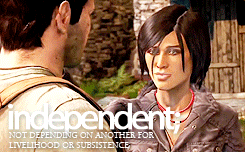 missxdelaney:   Describe Chloe Frazer in 8 Words - [ Nate | Sully | Elena ]  thanks to beltsquid for callipygian because goddamn Chloe has a pretty butt and i would very much like to be Nate in that gif 