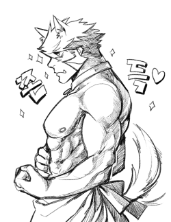 classicalssu:  klaus’s muscle is great