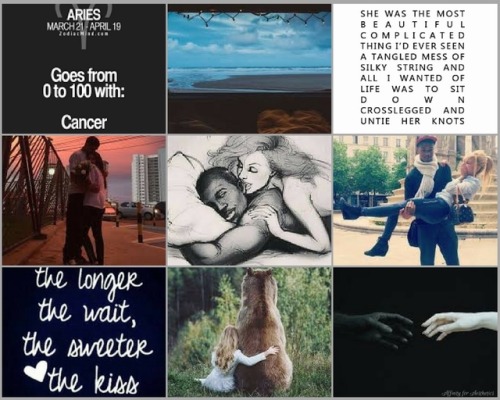 affinityforaesthetics: Custom Aesthetic (Aries and Cancer, Interracial Couple)(requested by anon)