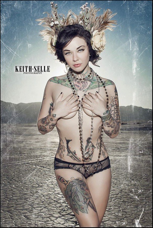 tattoosonbreast: If you love sexy inked girls click here