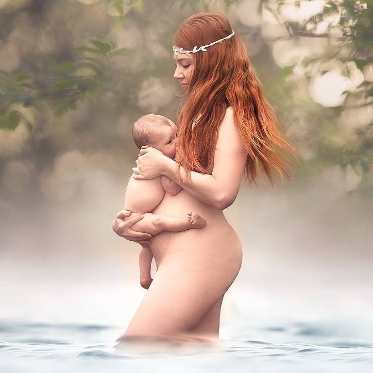 mashable:  This “Breastfeeding Goddesses” photo series shows the natural beauty