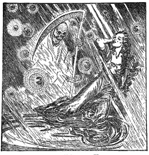 thefugitivesaint:Albert Roanoke Tilburne (1887-1965), “Weird Tales”, Vol. 39, #1, 1945Source