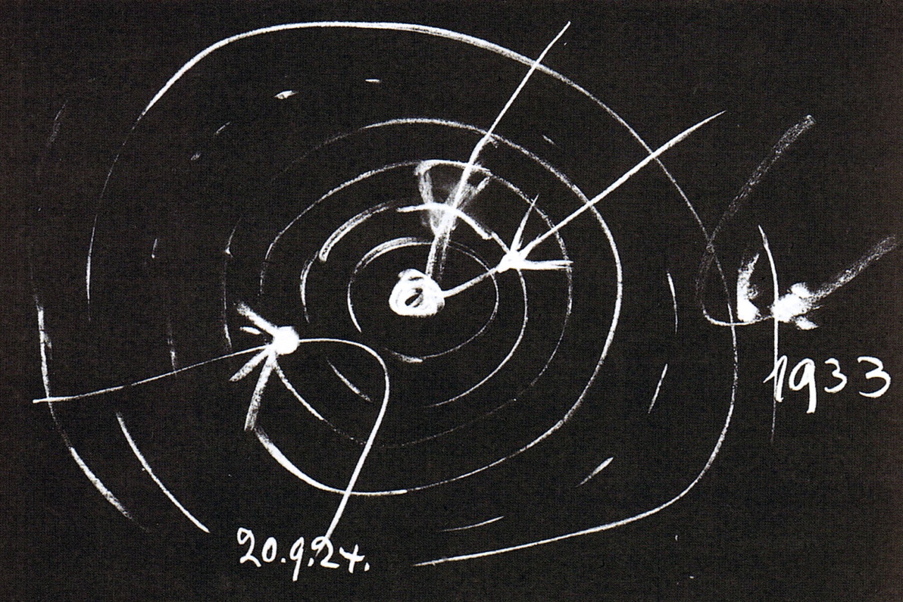 magictransistor:  Rudolph Steiner. Blackboard Drawings. 1920s.