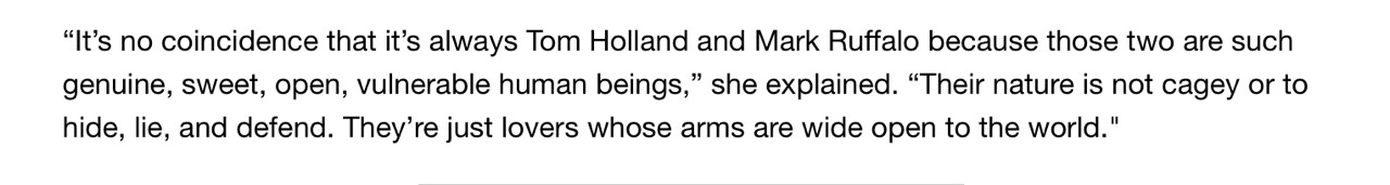 tonystark5ever: nosila419:  Evangeline Lilly mentioned Tom and Mark in a recent interview.