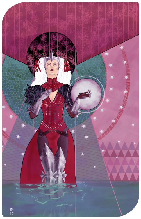 brickmasterprints: The High Priestess  Tarot Card -  Flemeth Get it here!  dragon age