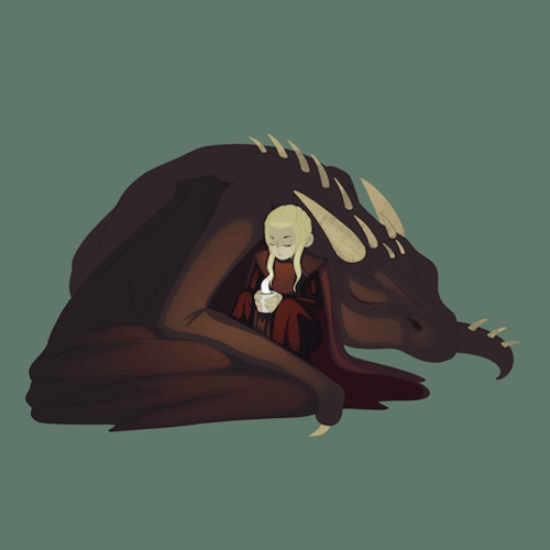 lucia-sancho:I couldn’t help myself and had to draw also Daenerys waiting for the next season