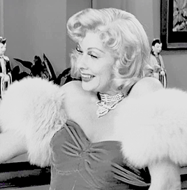 salmineos:   Ethel: Hey, who are you supposed to be?Lucy: Guess!Fred: Humphrey Bogart