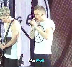 lewisandneil:  Liam changes the lyrics of Teenage Dirtbag for niall again(Manchester)