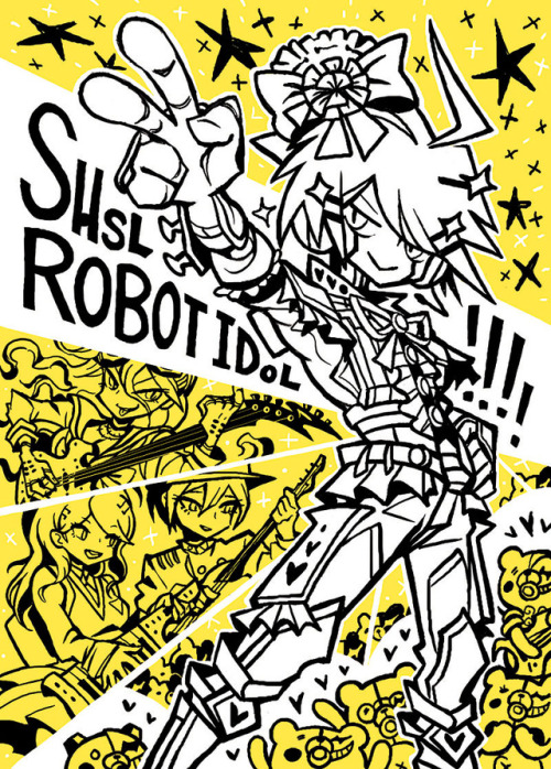 sketch > line > color of my hope robo idol drawing honestly not sure which I like best ^^;Also