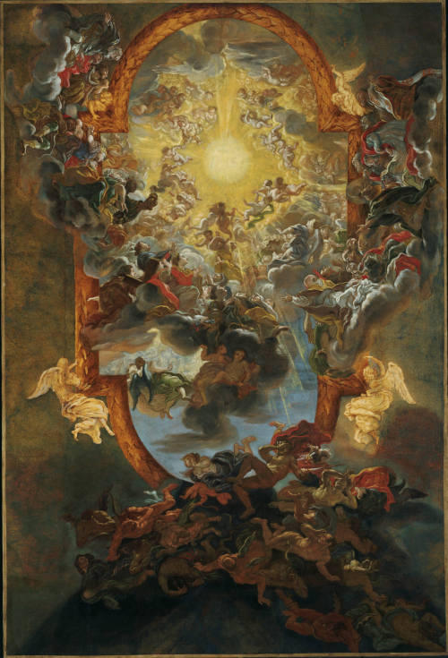 The Triumph of the Name of JesusIl Baciccio (Giovanni Battista Gaulli) (Italian; 1639–1709)1676–9Oil