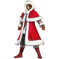 cherryguevara:  Yeah I just took Mitsunari’s santa outfit pic and put Genesis’ face on it