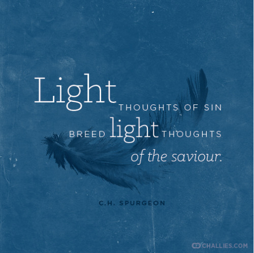 Quote: Charles Haddon Spurgeon on sin