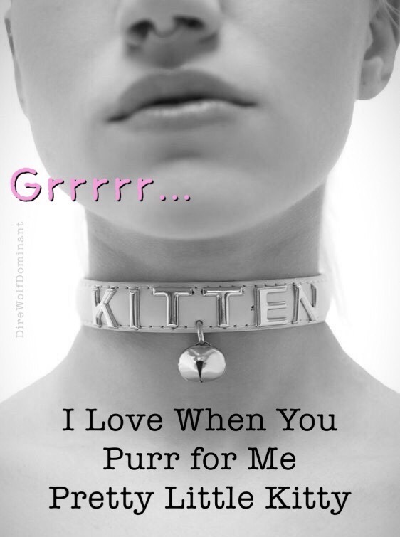 direwolfdominant:  Grrrrr… I love when you purr for me, pretty little kitty  Yes