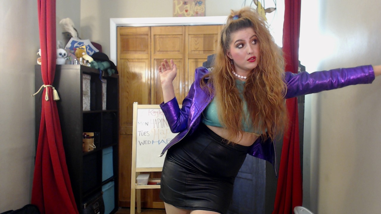 kayleepond:Just a few pictures from my recent ’80s night! SO RAD!