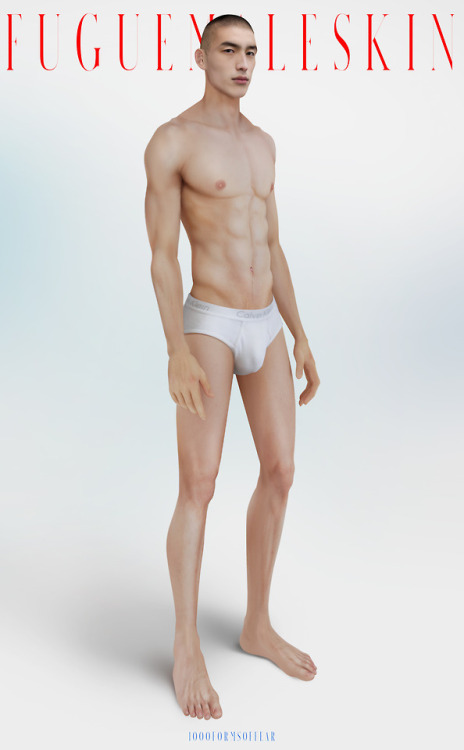 1000-formsoffear: FUGUE MALE SKIN FOR TS4 Male Skin / 5 Color / With Hair BaseDownload :  SFS Basic 