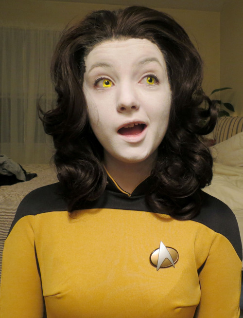 trekshame: vulcannic: My three data facial expressions: 1) 100% android mode 2) “We are 