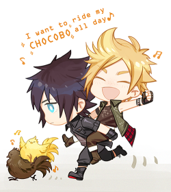 Juvenile-Reactor:  I Want To Ride My Chocobo All Day🎵