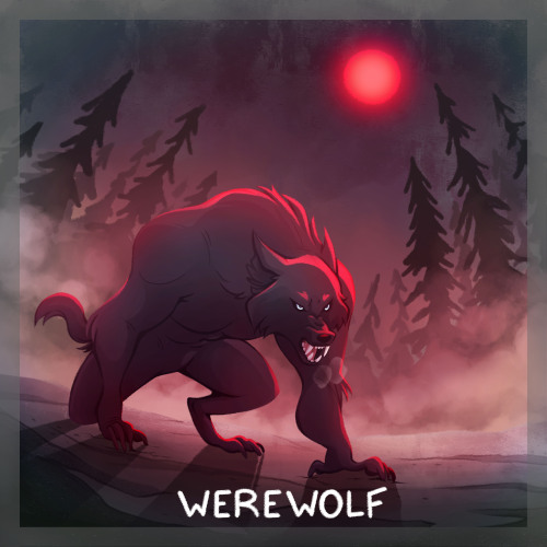 arianwen44:Monster Mash Month Day 28: WerewolfMy absolute favourite cryptid/monster (next to kelpies