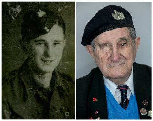 corsetmakersotherhalf: audreysparkle:   ed-pool:  Photos of Normandy Veterans, then and now via Buzzfeed   @khakicolonel   Proper hero’s 