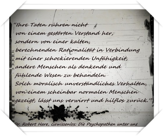 Liebe Macht Blind Ein Psychopath Soziopath Uber Sich