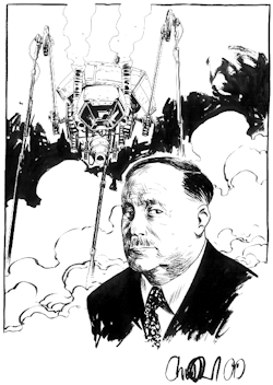 failed-mad-scientist:  H.G. Wells - Charlie Adlard