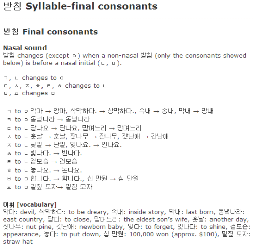 WeStudyKorean | Final Consonant