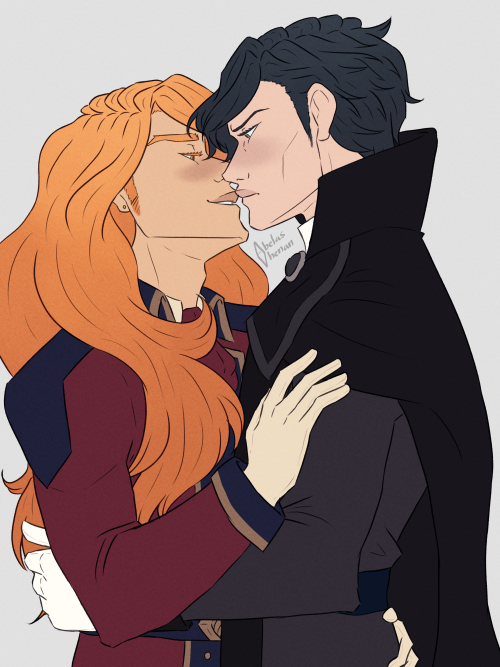  I finally got around to drawing the disney villain/disney prince couple I love so dearly. Ferdibert