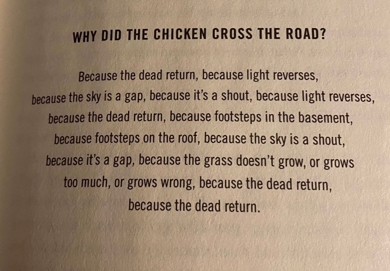 torsamors:Why did the chicken cross the road?