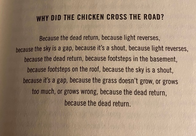 torsamors:Why did the chicken cross the road?