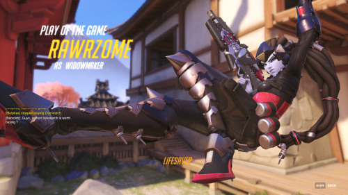 rawrzome:  Widowmaker reminds me of how gay I am 