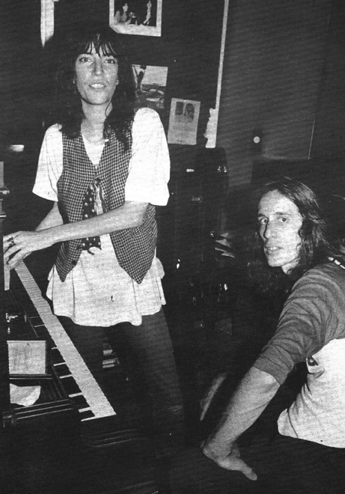 patricialeesmith: patti smith and todd rundgren, 1979, photo by kate simons.