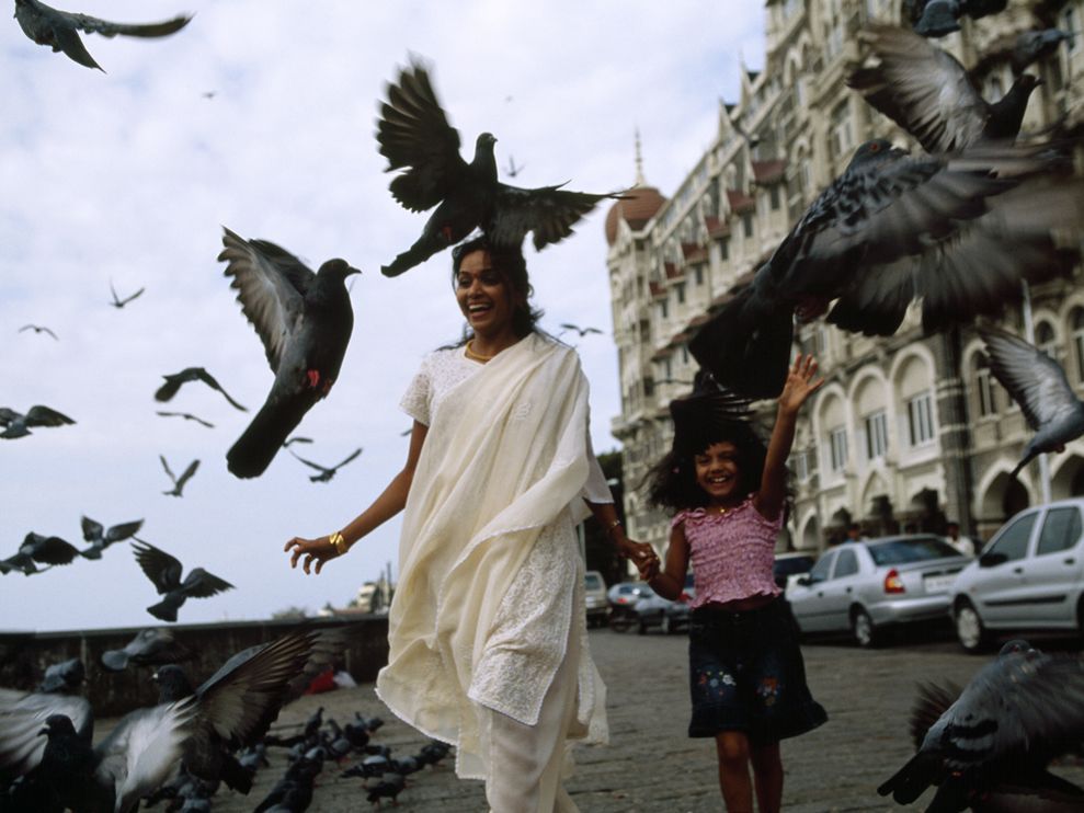  Mother and Daughter, India  Photograph by William Albert Allard 