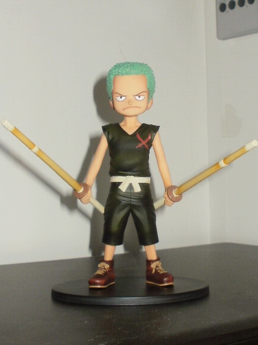 luffys-hat:  Grandline Children Zoro arrived! :D As with most of my figures, I bought