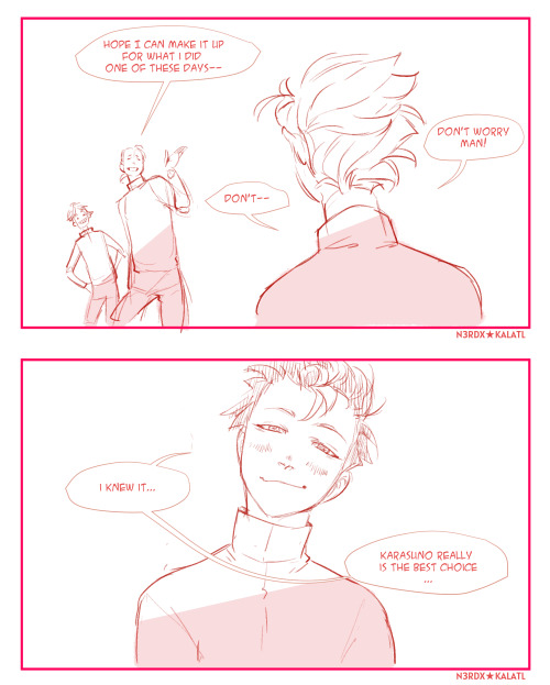 n3rdx:So yeah I Imagined a lil Asanoya first meeting ♥