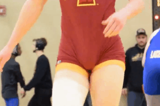 wrestleman199:damn his package is bouncing all around in his singlet HOT