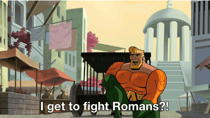 gameraboy:  Aquaman’s dream comes true! 
