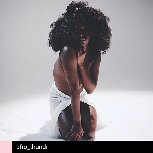 @Regrann from @afro_thundr - Muse @afro_thundr Photographer @reggierock #atlantamuse #feminineener