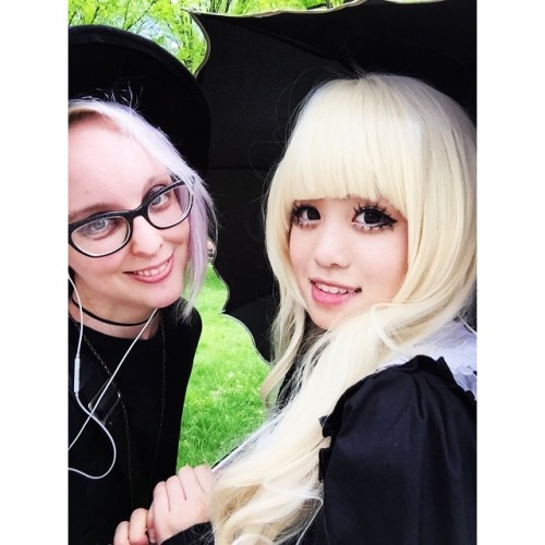 From #JapanDay in Central Park. I found a Lolita! Chatted up my mom as I strolled through the park a